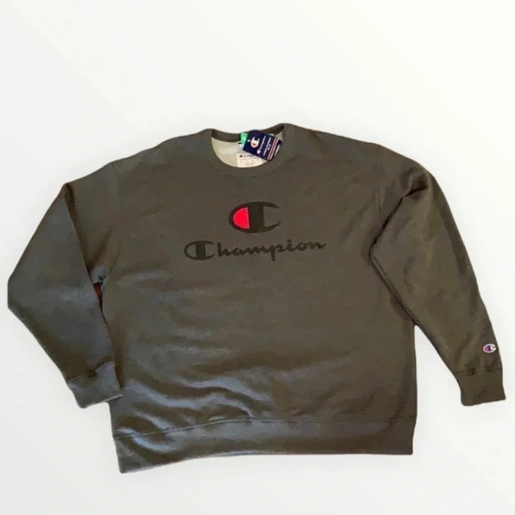 Champion Other - Champion Powerblend Fleece Sweatshirt Men’s Grey